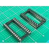 ＜ICソケット通販・販売＞＜ＩＣソケット平ピン　24ピン　2.54mmピッチ＞10個＜con-435＞