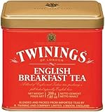 IMAGE OF Twinings English Breakfast Tea, Loose Tea, 7.05-Ounce  Tins (Pack of 6)