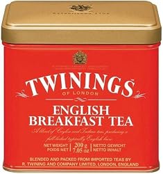 Twinings English Breakfast Tea, Loose Tea, 7.05-Ounce  Tins (Pack of 6)