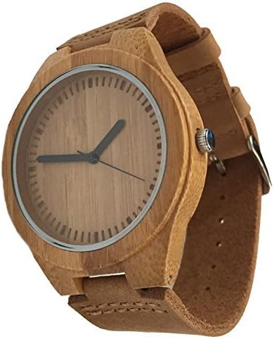 Eco-Friendly Genuine Wooden Watch (Water Resistance Quartz Movement Watch) Newest Model 2016 by Zarnsaxa