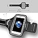 J&D Armband Compatible for iPhone 8 / iPhone 7 Armband, Sports Armband with Key Holder Slot for iPhone 8 iPhone 7 Running Armband, Perfect Earphone Connection While Workout Running, Black