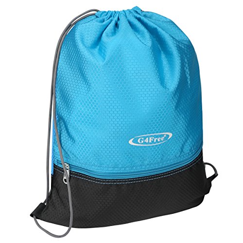 G4Free Unisex Drawstring Backpack Gymsack Gym Bag for Shopping Yoga Running Sport G4Free Unisex Drawstring Backpack Gymsack Gym Bag for Shopping Yoga Running Sport