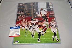 Larry Fitzgerald Signed 11x14 Photograph, Arizona Cardinals, PSA/DNA