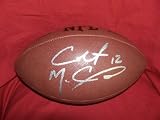 Colt McCoy Autographed NFL Wilson Composite Football with Rare Full Signature, Cleveland Browns, Texas Longhorns, Proof Photo of Colt Signing for Us.