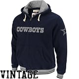 NFL Dallas Cowboys Hoody Hoodie Throwback Mitchell & Ness Large LG Mens Jacket