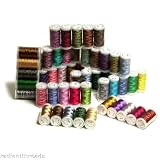 50 Spools Variegated Embroidery Machine Thread