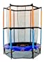 Hudora 65175 Safety Trampoline Jump in 140 cm with jumpingmat for rebounding, safetynet, padded poles