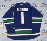 ROBERTO LUONGO Vancouver Canucks SIGNED RBK 3rd NHL Jersey
