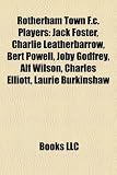 Rotherham Town F.C. Players: Jack Foster, Charlie Leatherbarrow, Bert Powell, Joby Godfrey, Alf Wilson, Charles Elliott, Laurie Burkinshaw