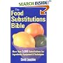 The Food Substitutions Bible: More than 5,000 Substitutions for Ingredients, Equipment and Techniques