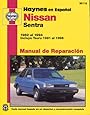 Nissan Sentra, '82'94 (Spanish) (Haynes Repair Manuals) (Spanish Edition)