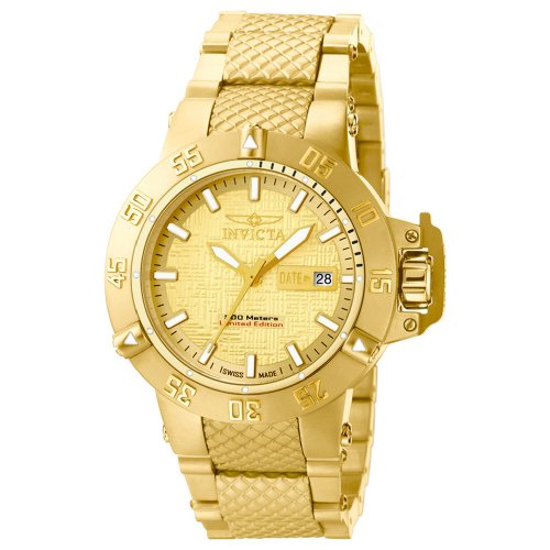 Invicta Men's 5424 Subaqua Collection Limited Edition Yellow Gold Tone Watch