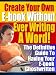 Create Your Own eBook Without Ever Writing A Word
