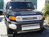 T-Rex | 54932 | 2007 - 2007 | Toyota FJ Cruiser | Upper Class Mesh Grille - Polished Stainless Steel - 2 Piece (Includes Hood Scoop Insert)