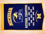 University of Michigan Wolverines - Dynasty Banners (Pennants)