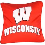 My Team Wisconsin Badgers Squishy Microbead Square Pillow