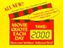 2000 Movie Quote Each Day Desk Calendar