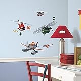RoomMates Planes Fire & Rescue Peel & Stick Wall Decals