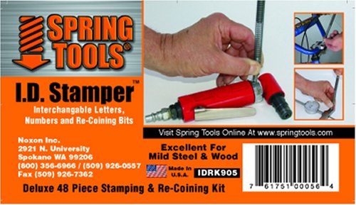 SpringTools IDRK905 Professional Grade 48 Piece ID Stamper & Recoining Kit