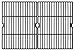 Music City Metals 66162 Gloss Cast Iron Cooking Grid Replacement for Select Grill Chef and Grill Master Gas Grill Models, Set of 2