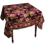 April Cornell Rosemary Chocolate 60x90 Table Cloth