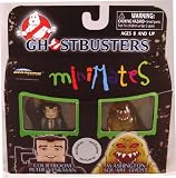 Ghostbusters Exclusive Mini Mates Courtroom Peter Venkman and Washington Square Ghost