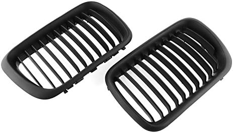Matte Black Front Kidney Grille 1997 1998 1999 BMW E36 3 Series Sedan Coupe Convertible