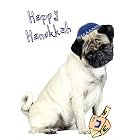 Pet Star Hanukkah Cards - Pug by  Pet Star Photography