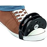 Meinl Percussion FJS2S-BK Foot Tambourine with Steel Jingles, Black