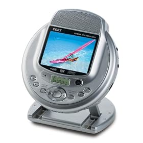 Coby TF-DVD530 3.5-Inch TFT Portable DVD CD MP3 Player with Built In Stereo Speakers by Coby