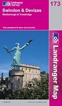 Swindon and Devizes, Marlborough and Trowbridge (Landranger Maps) (OS Landranger Map)