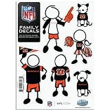 NFL Cincinnati Bengals Small Family Decal Set