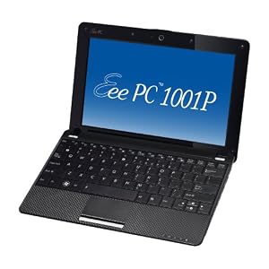 ASUS EEE PC SEASHELL 1001P-PU17-BK 10.1-INCH BLACK NETBOOK