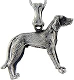 Sterling Silver Fox Hound Dog Charm  .