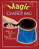 Blue Velvet Magic Zipper Change Bag with a Mahogany Style Handle