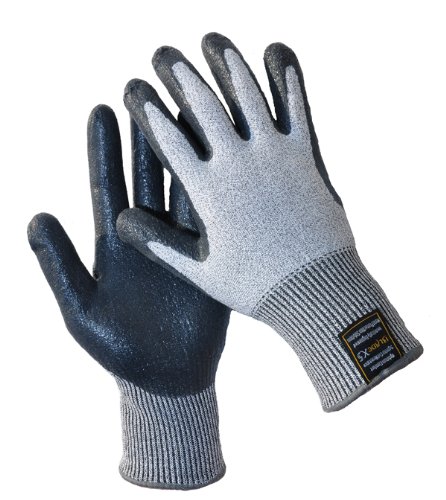 G & F 10600AL BladeX5 NitrileTech Cut Slash Puncture Resistant Gloves, Grey, Large On Sale
