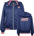 New York Giants -Women's- Diamond Quilted Full Zip Hooded Jacket