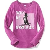 オールドネイビー OLD NAVY/ グラフィッククルーネックティ フューシャ トップス長袖Tシャツ XXL【並行輸入】