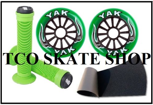 Discount Razor Pro Scooter YAK Classic High Performance Wheel 100mm KIT Griptape and Odi Grips