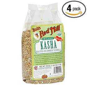 Bob's Red Mill Organic Buckwheat Toasted Kasha, 18-Ounce Packages (Pack of 4)