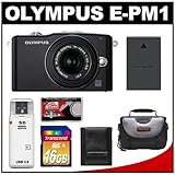 Olympus PEN Mini E-PM1 Micro 4/3 12.3 MP Digital Camera & 14-42mm MSC II R  ....