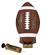 Wilson NCAA Supreme Composite Junior-Size Football with Pump and Tee
