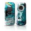 Hit The Waves Design Protective Skin Decal Sticker for LG enV VX9900 Cell Phone