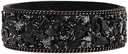Melodyep 2016 Korea Velvet Microfiber Gifts Bracelet Natural Crystal Bracelet Gravel(C2)