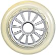 YAK Scooter Wheel Clear-Silver 100mm