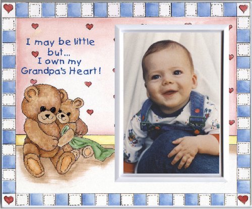 Childrens Toyshop  Toys : I May Be Little But... I Own My Grandpa's Heart! - Picture Frame Gift