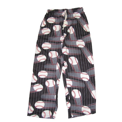 Fun Boxers Men's Baseball Lounge Pants XL (40/42 Waist)