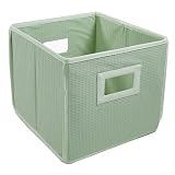 Fabric Folding Bin - Sage by Badger Basket