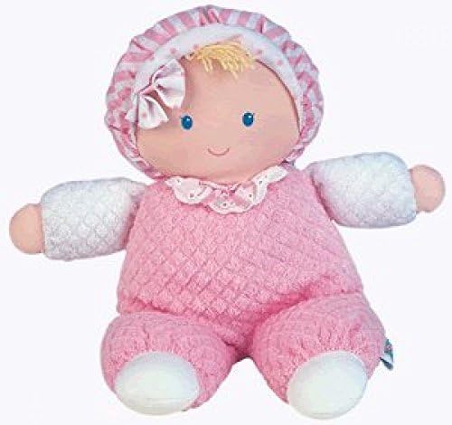 1 ^^ ^ Eden Terry Girl Baby Doll // Terry Girl Doll- by Eden. Super sof,quilted terry body with top trimmed with lace. Terry Girl Doll- measures 11 inches.