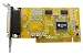 2S 16C650 / 1P EPP/ECP, Low Profile-Karte, PCI